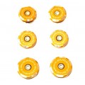 DBK Special Parts (Ducabike) Contrast Cut Frame Plug Kit for the Ducati Hypermotard 950 / 950SP
